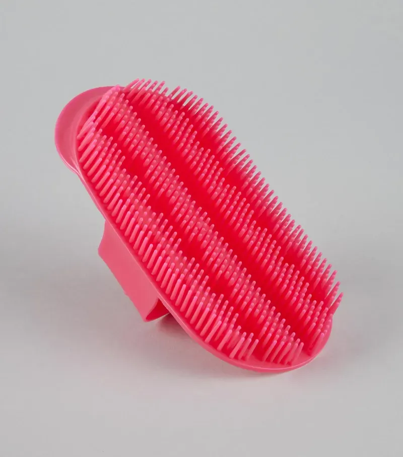 Premier Equine Plastic Curry Comb in Fuchsia-1