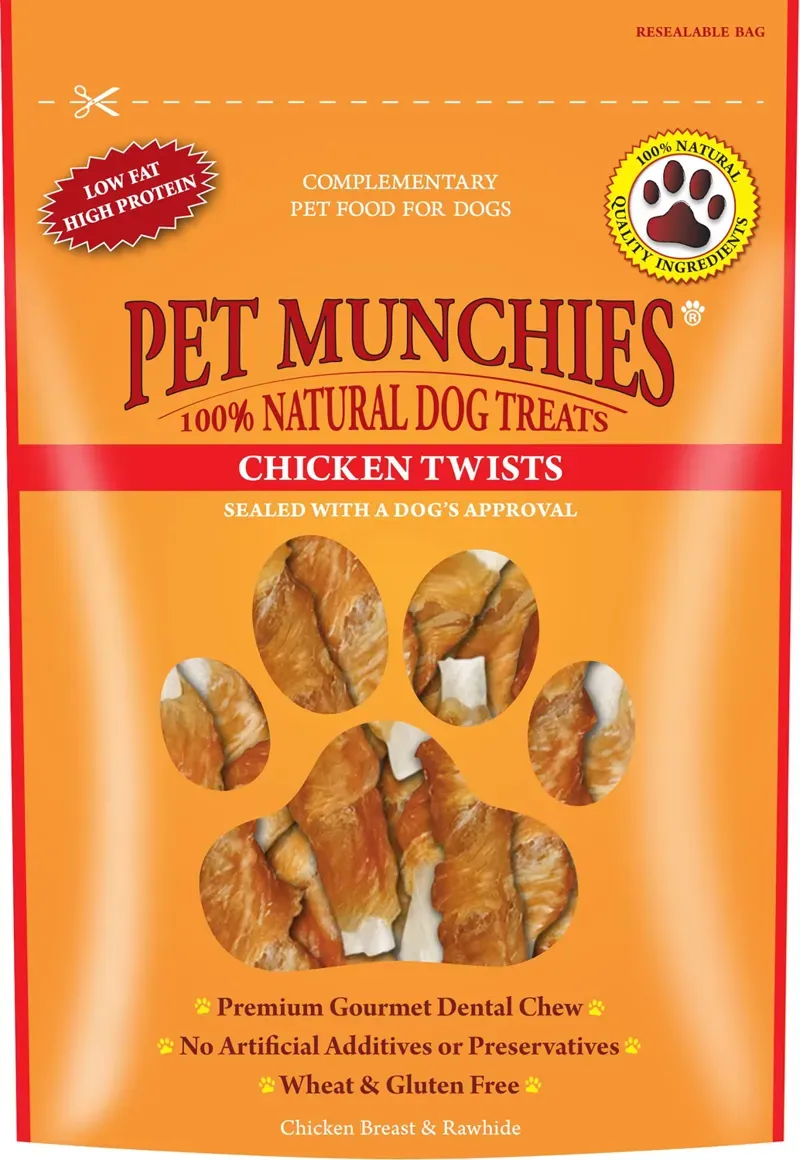 Pet Munchies Chicken Twists - 80 Gm X 8 Pack 80 gm x 8 pack