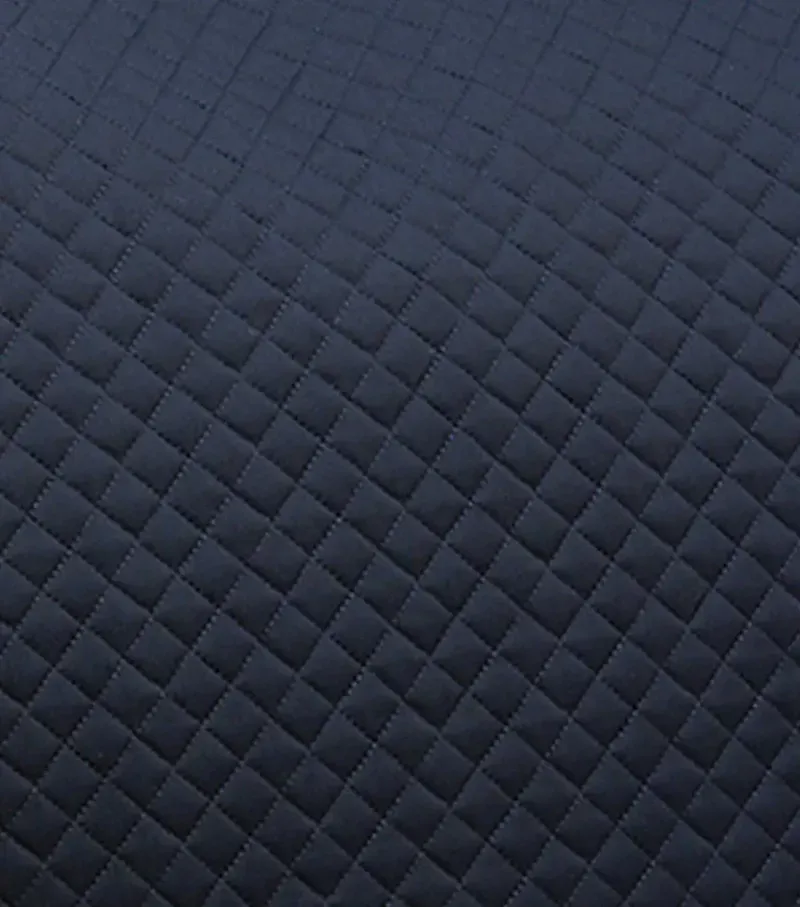 Premier Equine Pony Plain Cotton Dressage Square in Navy-3