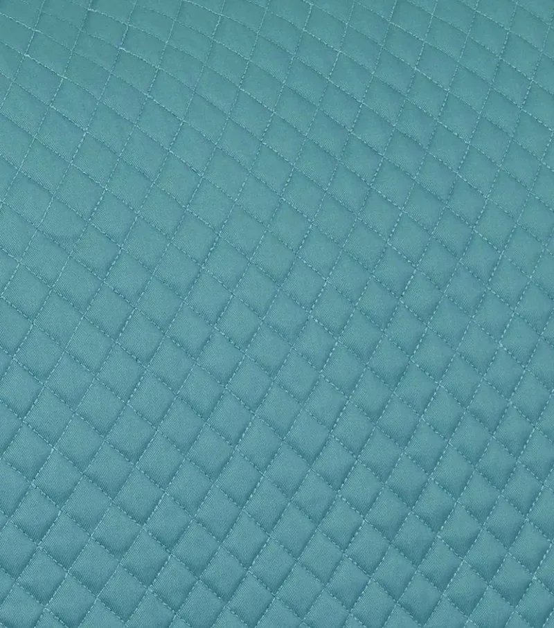 Premier Equine Pony Plain Cotton GP/Jump Square in Turquoise-3