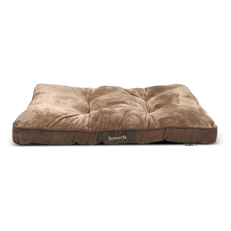 Scruffs Chester Mattress - - Chocolate 100 x 70 x 8cm