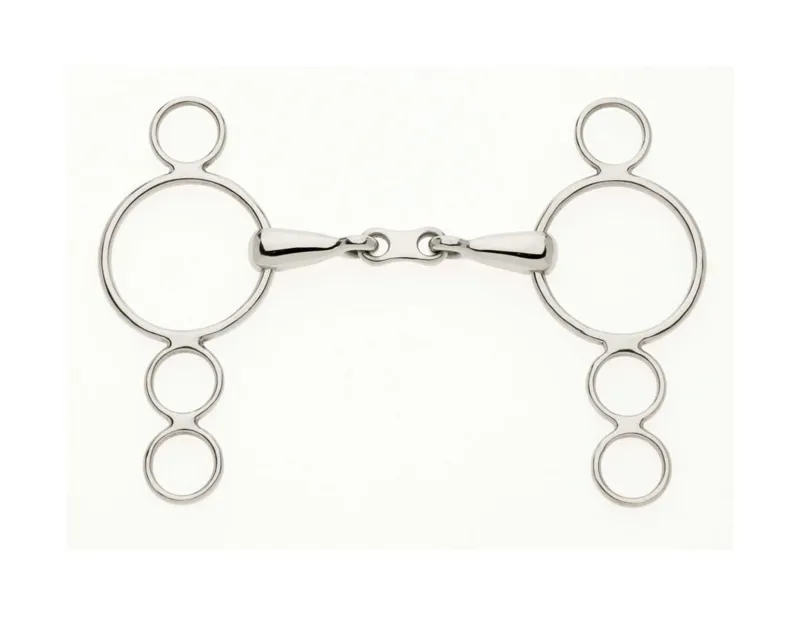 Continental 3 Ring French Link Snaffle