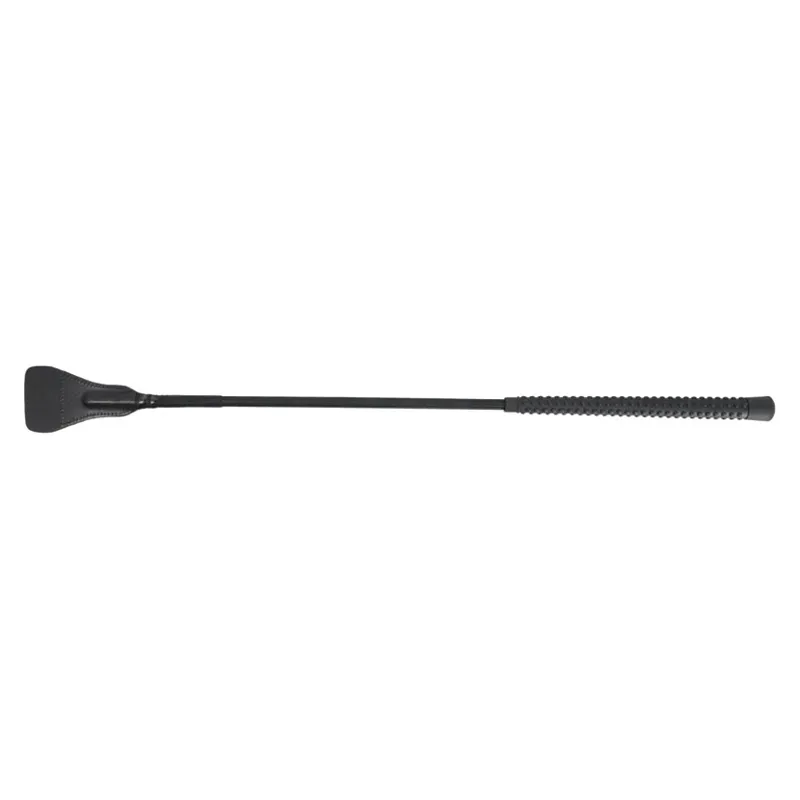 Hy Equestrian Extreme Grip Jumping Whip in Black