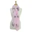 Hy Fashion Ladies Balmoral Scarf in Pastel Pink/Pale Brown