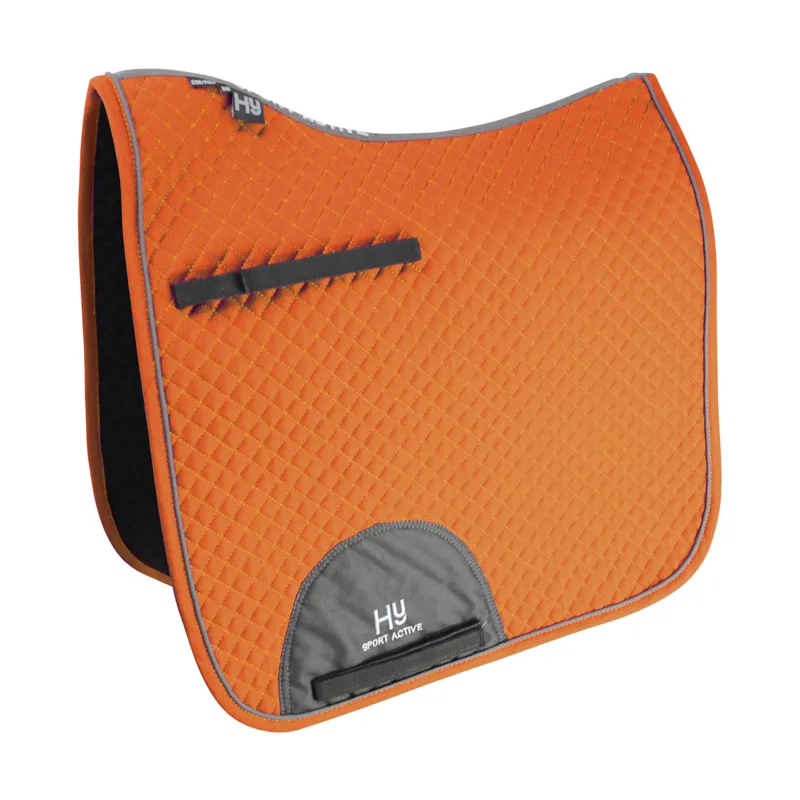 Hy Sport Active Dressage Saddle Pad - - Terracotta Orange full