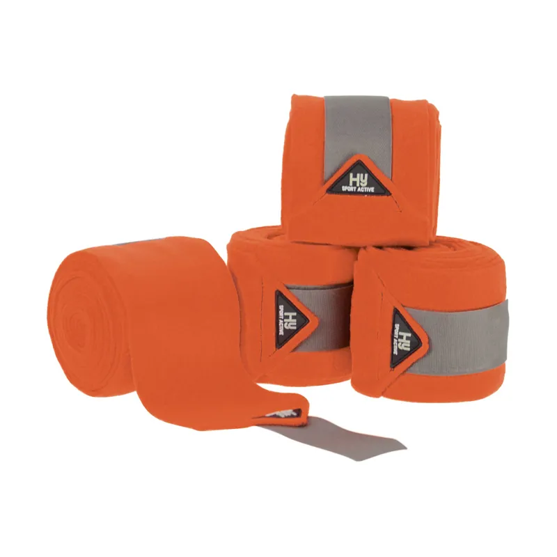 Hy Sport Active Luxury Bandages - - Cob/ Full Terracotta Orange cob/full