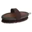 Coldstream Faux Leather Body Brush in Brown/Black 