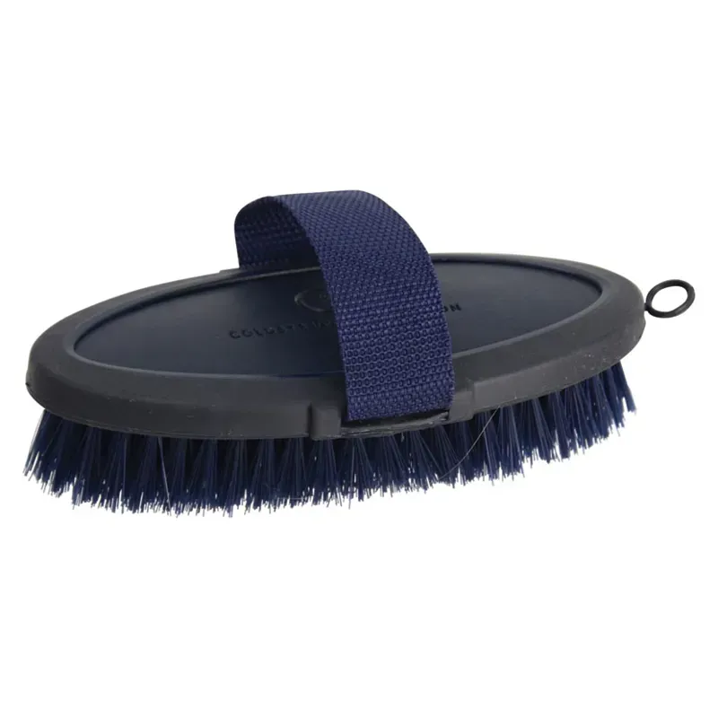 Coldstream Faux Leather Body Brush in Navy/Black