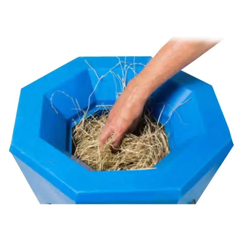 Stubbs Hay Roller S4280 BLUE horse lidded-2