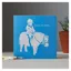 Deckled Edge Colour Block Pony Card - Happy Birthday - Shetland Pony