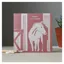 Deckled Edge Colour Block Pony Card - Home Sweet Home