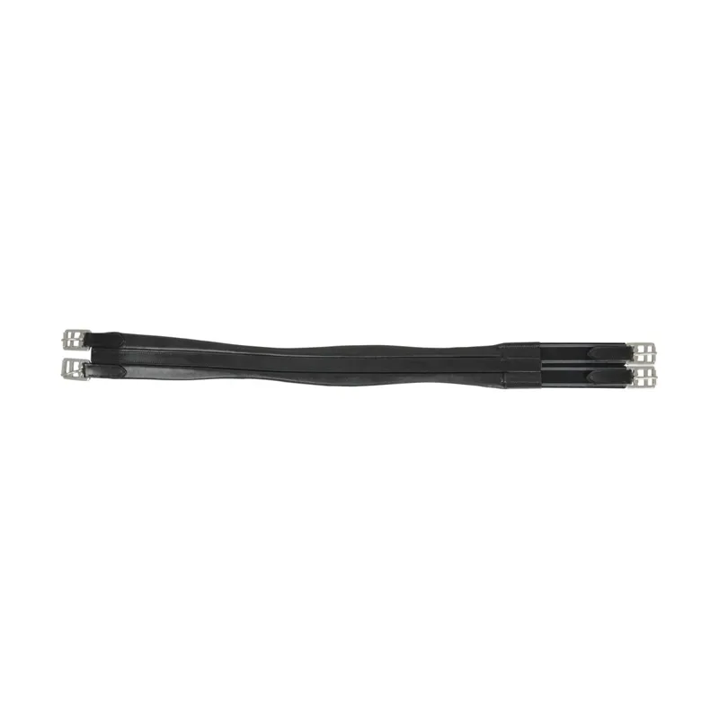 Hy Equestrian Leather Padded Atherstone Girth - Elasticated