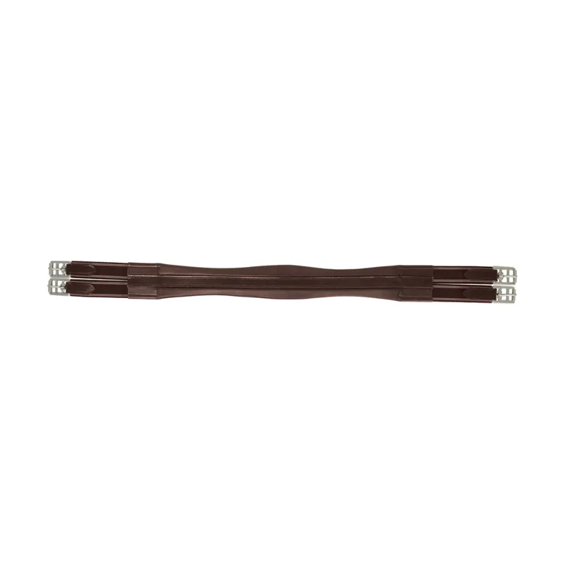 Hy Equestrian Leather Padded Atherstone Girth - Elasticated