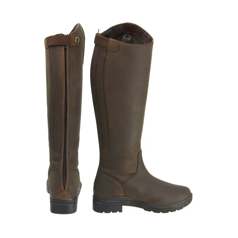 Hy Equestrian Waterford Country Riding Boots - - Dark Brown