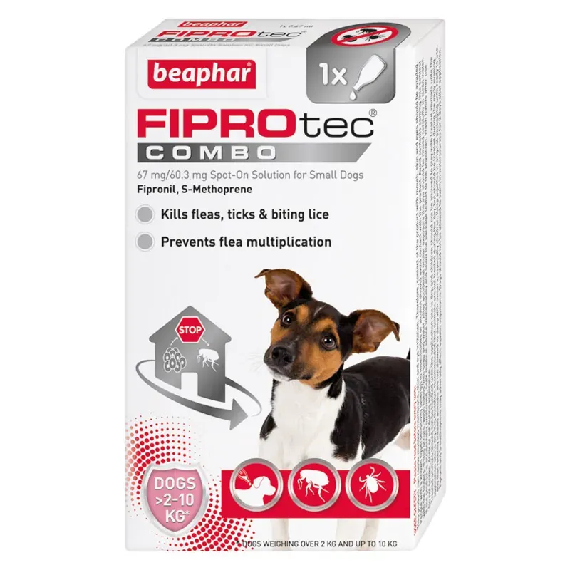 Beaphar 1 Pipette FIPROtec Combo in White