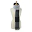 Hy Equestrian Cumbria Soft Touch Scarf in Black/White/Grey