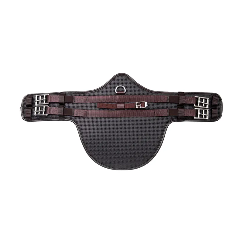 Hy Equestrian Waffle Stud Girth - Short - - Brown