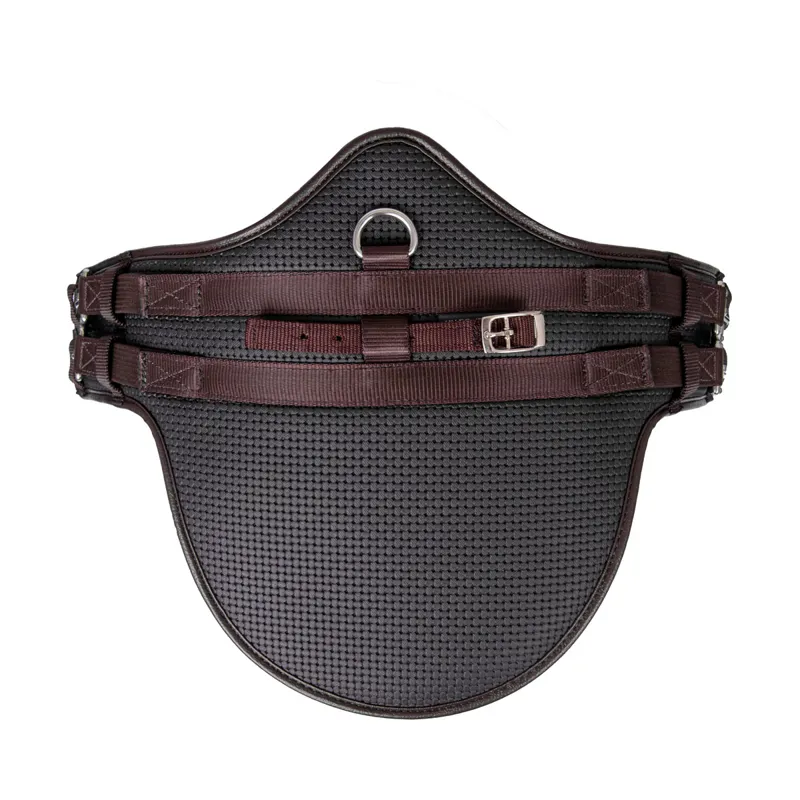 Hy Equestrian Waffle Stud Girth - Short - - Brown-1