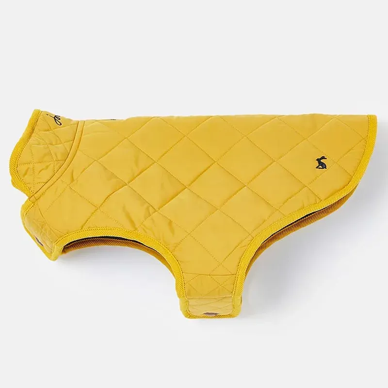 Joules Quilted Dog Coat - - Antique Gold large 56cm