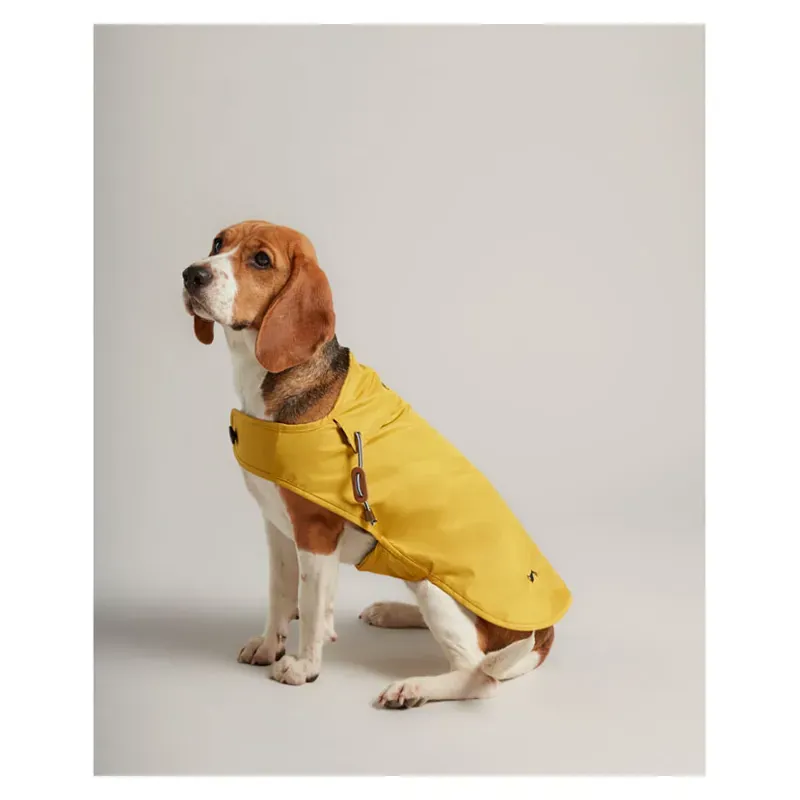 Joules Water Resistant Dog Coat in Mustard