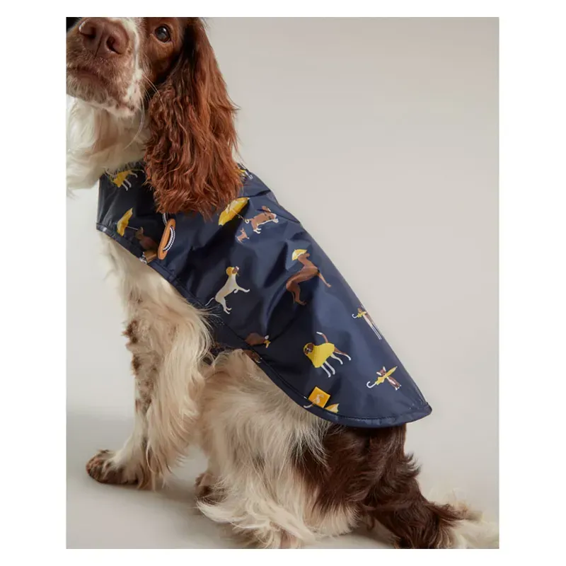 Joules Water Resistant Dog Coat in Navy-2