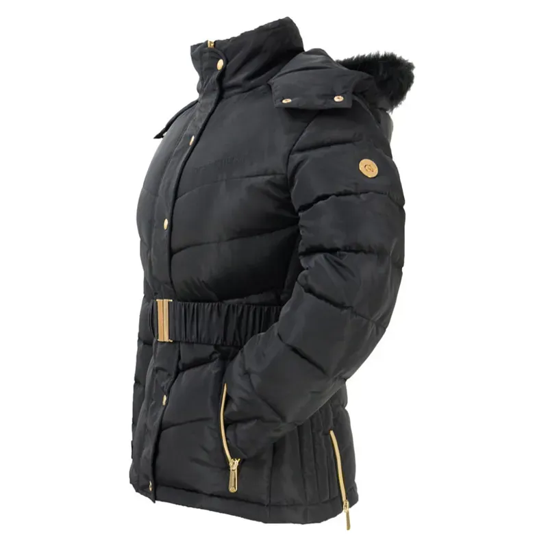 Coldstream Cornhill Quilted Coat in Black-1