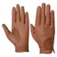 Hy5 Children's Leather Riding Gloves in Light Brown