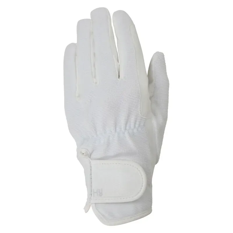 Hy Equestrian Every Day Riding Gloves in White