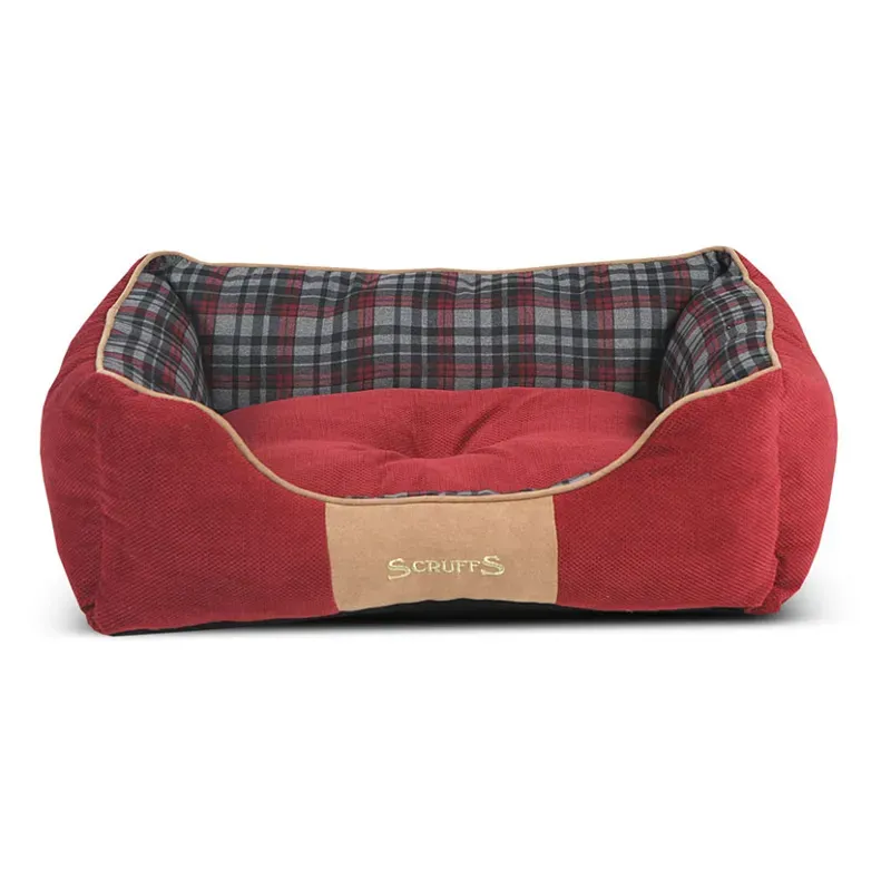 Scruffs Highland Box Bed - - Red Small