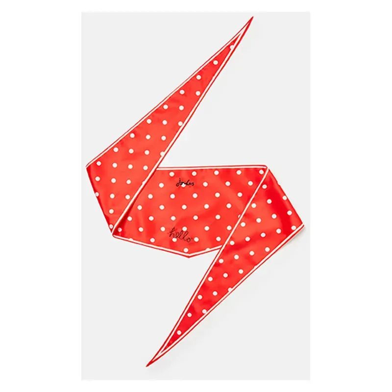 Joules Neckerchief in Red Polka Dot-1