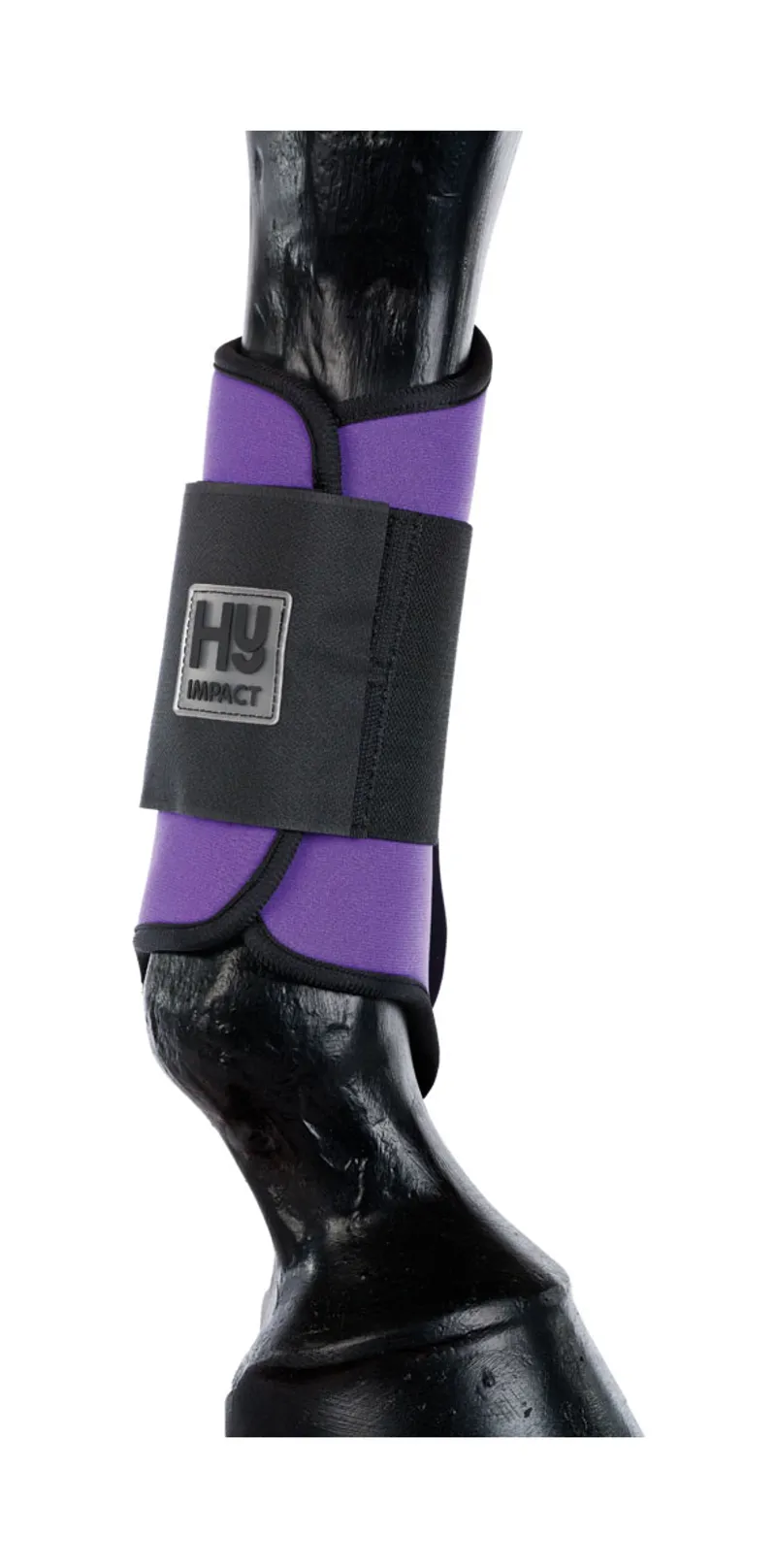 Hy Equestrian Brushing Boots - - Purple