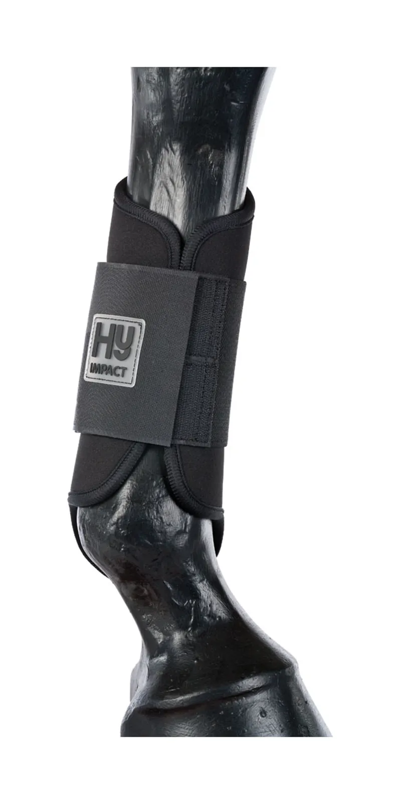 Hy Equestrian Brushing Boots - - Black-1
