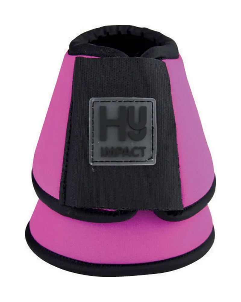 Hy Equestrian Neoprene Over Reach Boot Pink