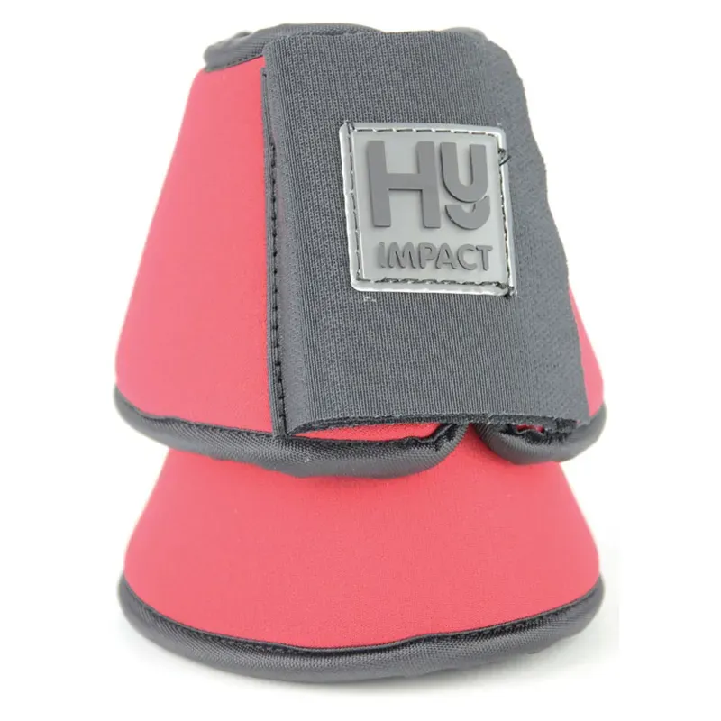 Hy Equestrian Neoprene Over Reach Boot in Red