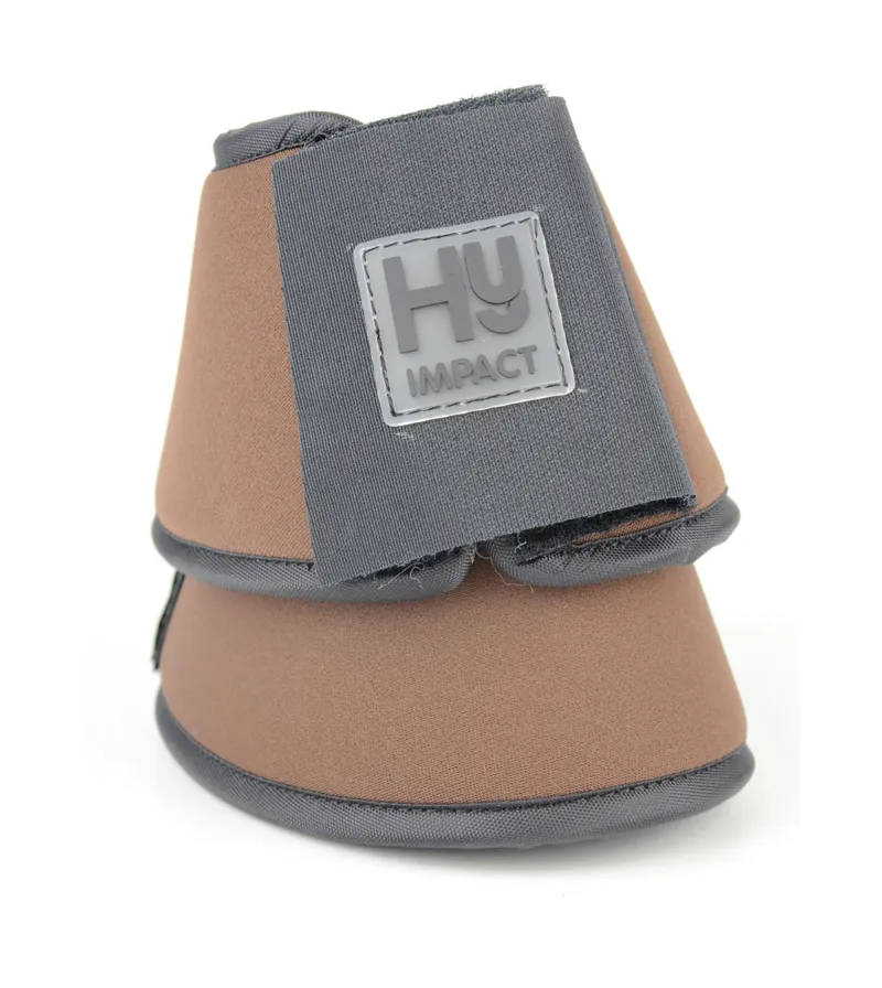 Hy Equestrian Neoprene Over Reach Boot - Brown