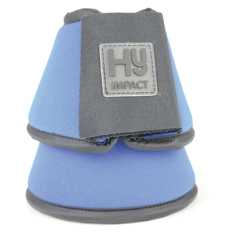 Hy Equestrian Neoprene Over Reach Boot in Blue