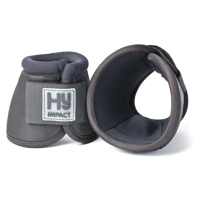 Hy Equestrian Pro Over Reach Boots in Black
