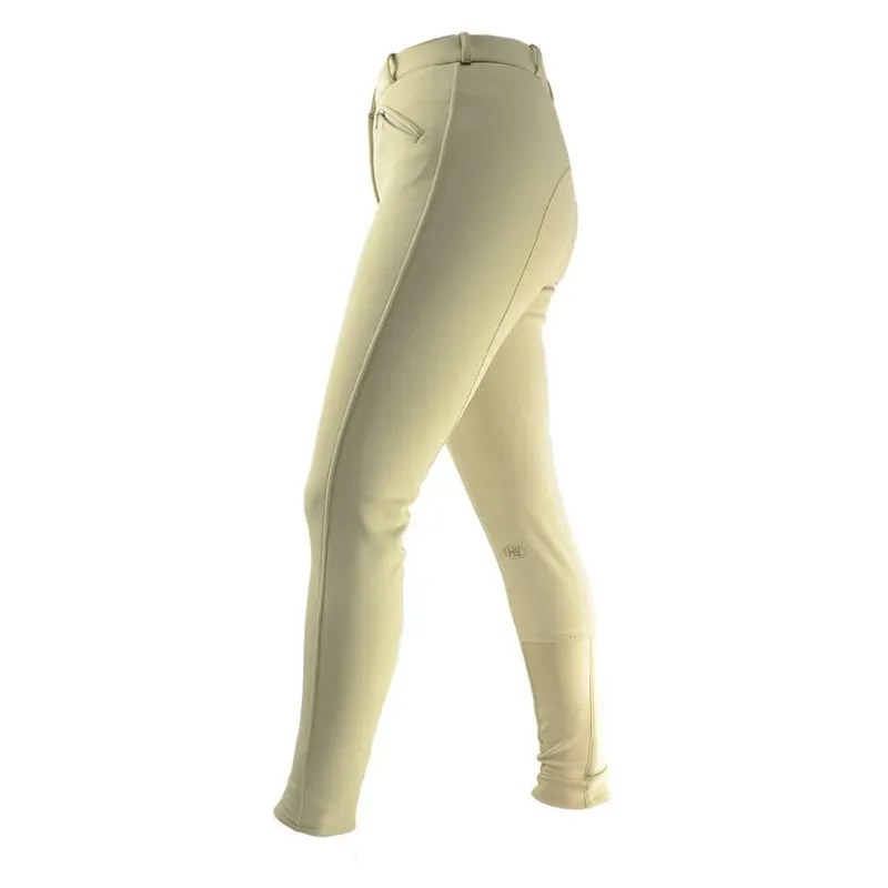 Hy Performance Softshell Winter Ladies Breeches in Beige