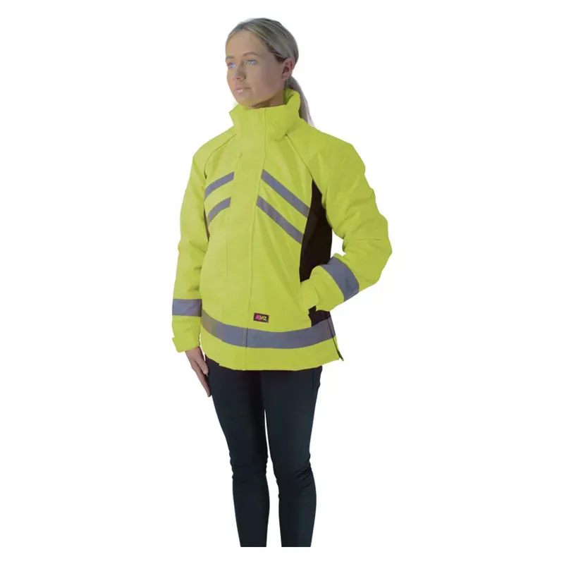 Hy Viz Waterproof Riding Jacket in Yellow/Black