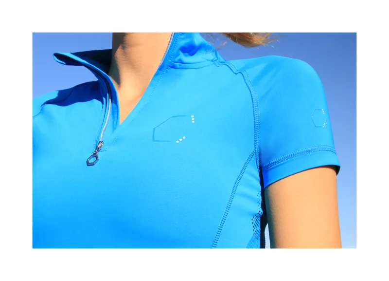 Coldstream Midlem Short Sleeve Base Layer - - Blue-5