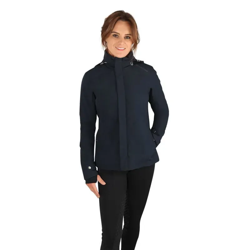 Hy Equestrian Elevate Mizs Waterproof Jacket in Navy