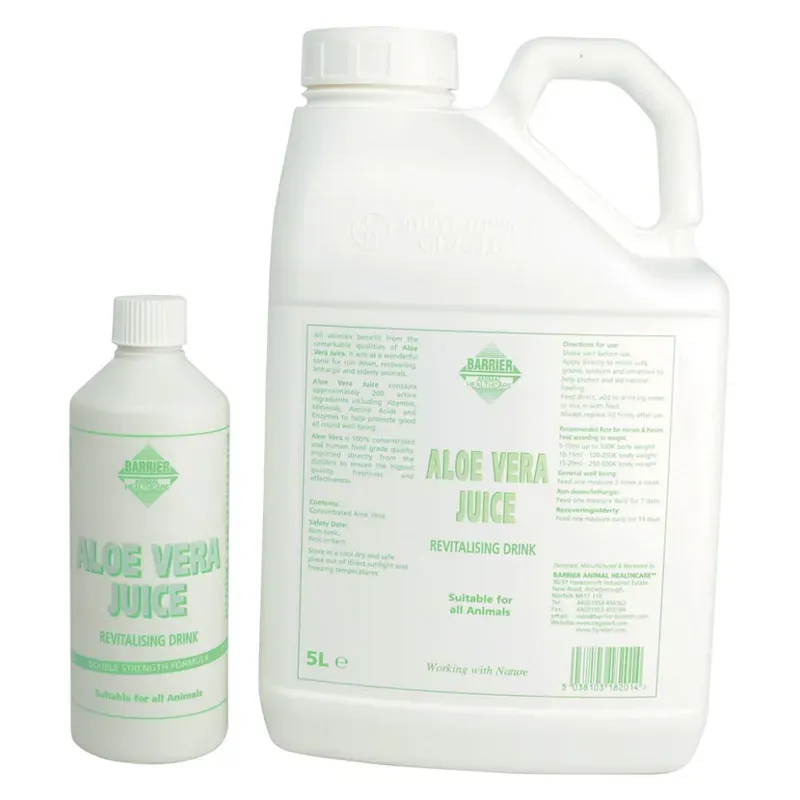 Barrier Equine Aloe Vera Juice in White
