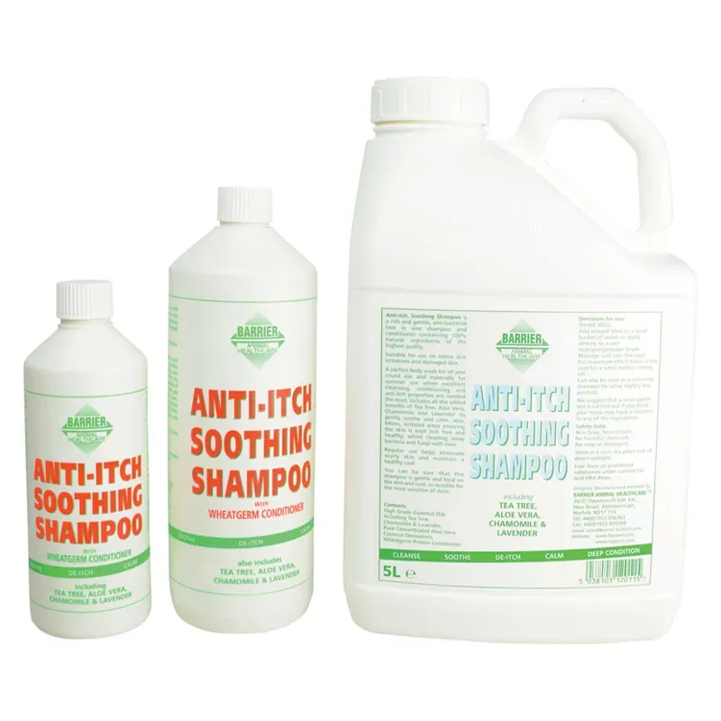 Barrier Equine Anti-Itch Soothing Shampoo in White
