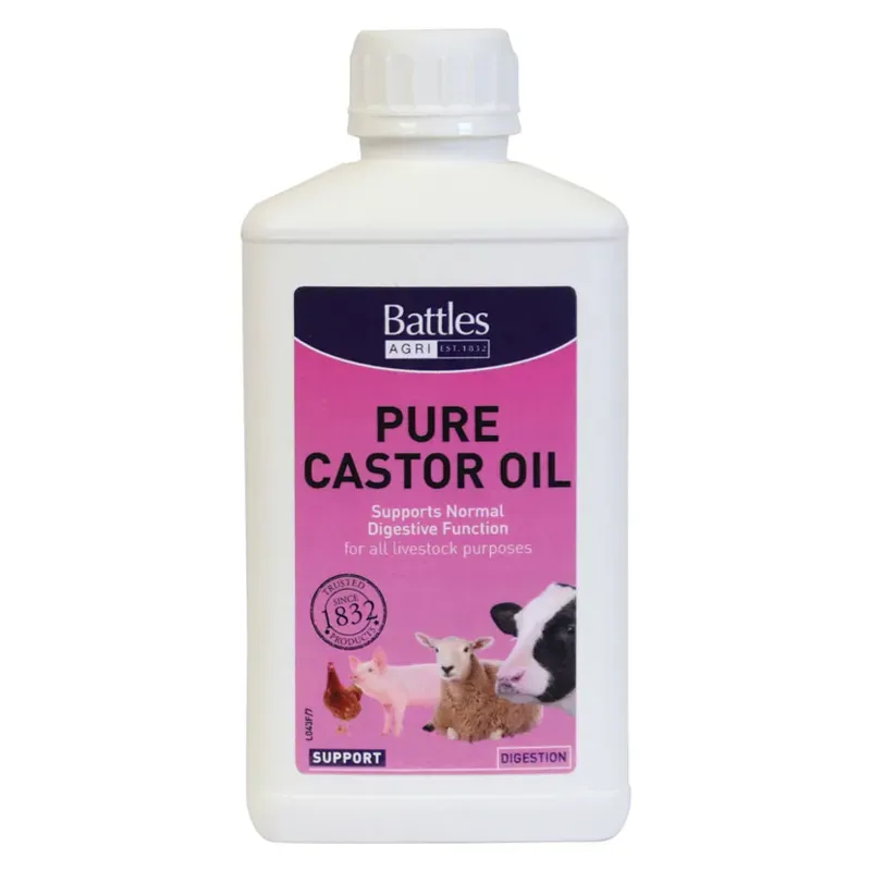 Battles Castor Oil in Pink