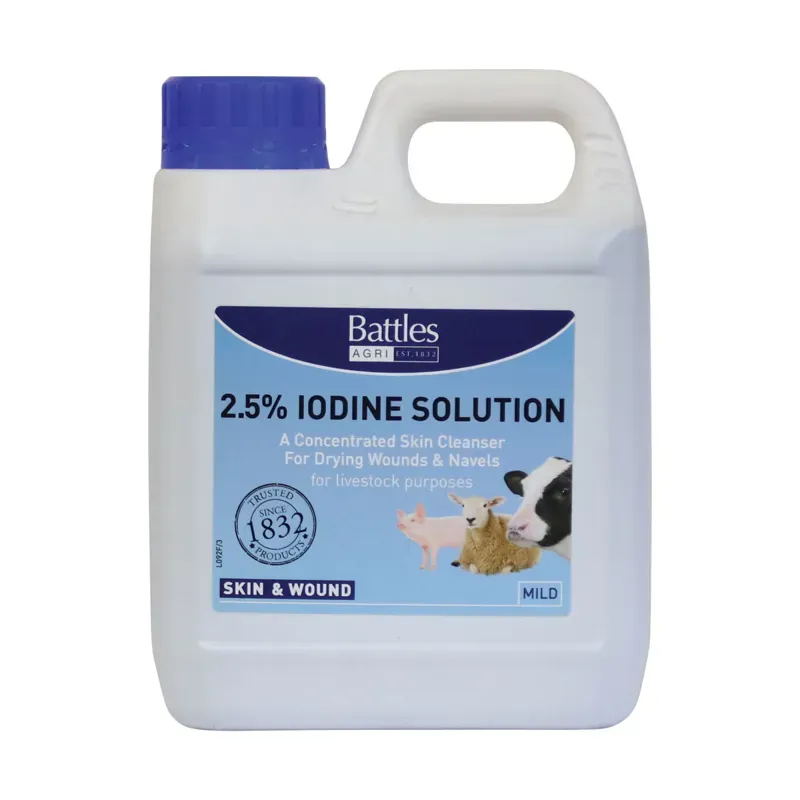 Battles 1 litre 2.5 Iodine Solution