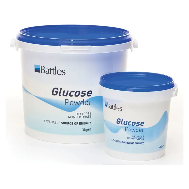 Battles Glucose Powder in White