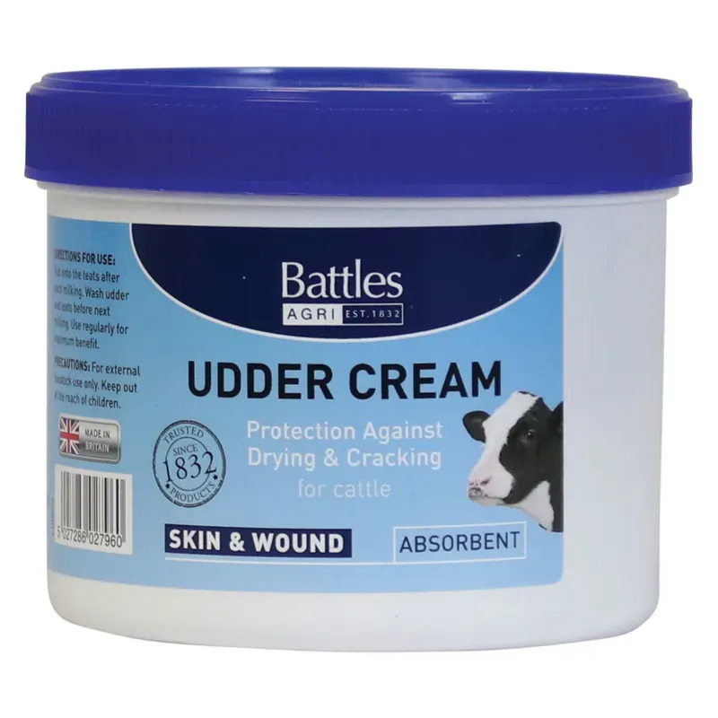 Battles Udder Cream in Blue