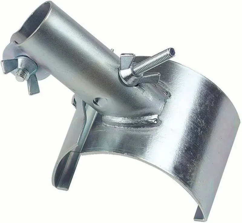 Hill Brush Broom Clamp in Silver