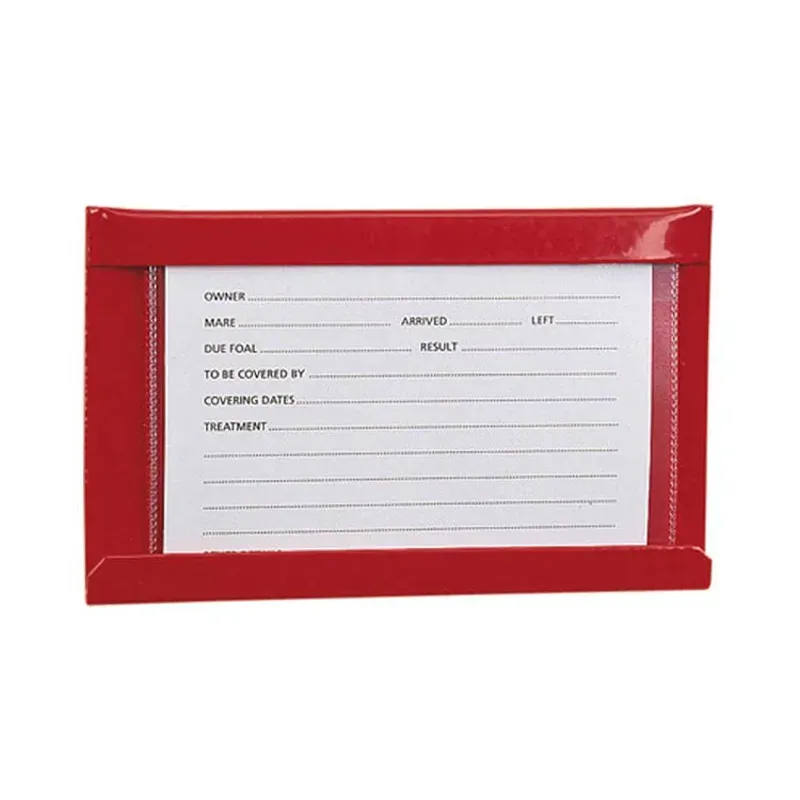 STUBBS Small Card Wallet in Red