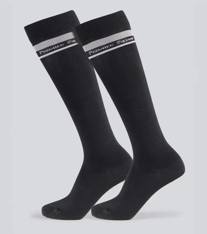 Premier Equine Riding Socks (1 Pair) / Black Small